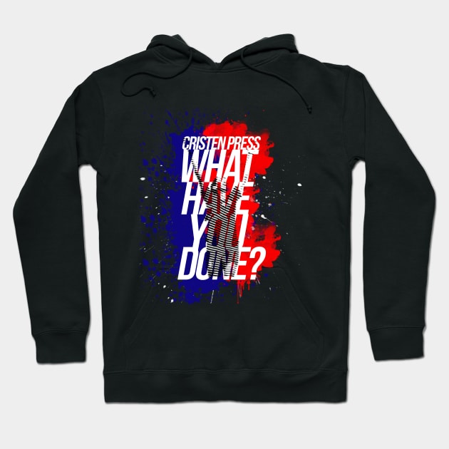 Christen Press What Have You Done? Hoodie by samaritan100